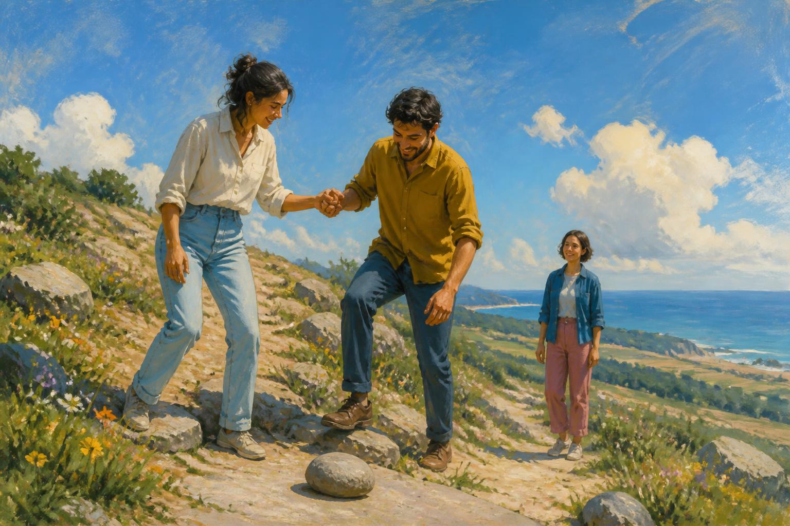 Painterly scene for When the Measure Changes