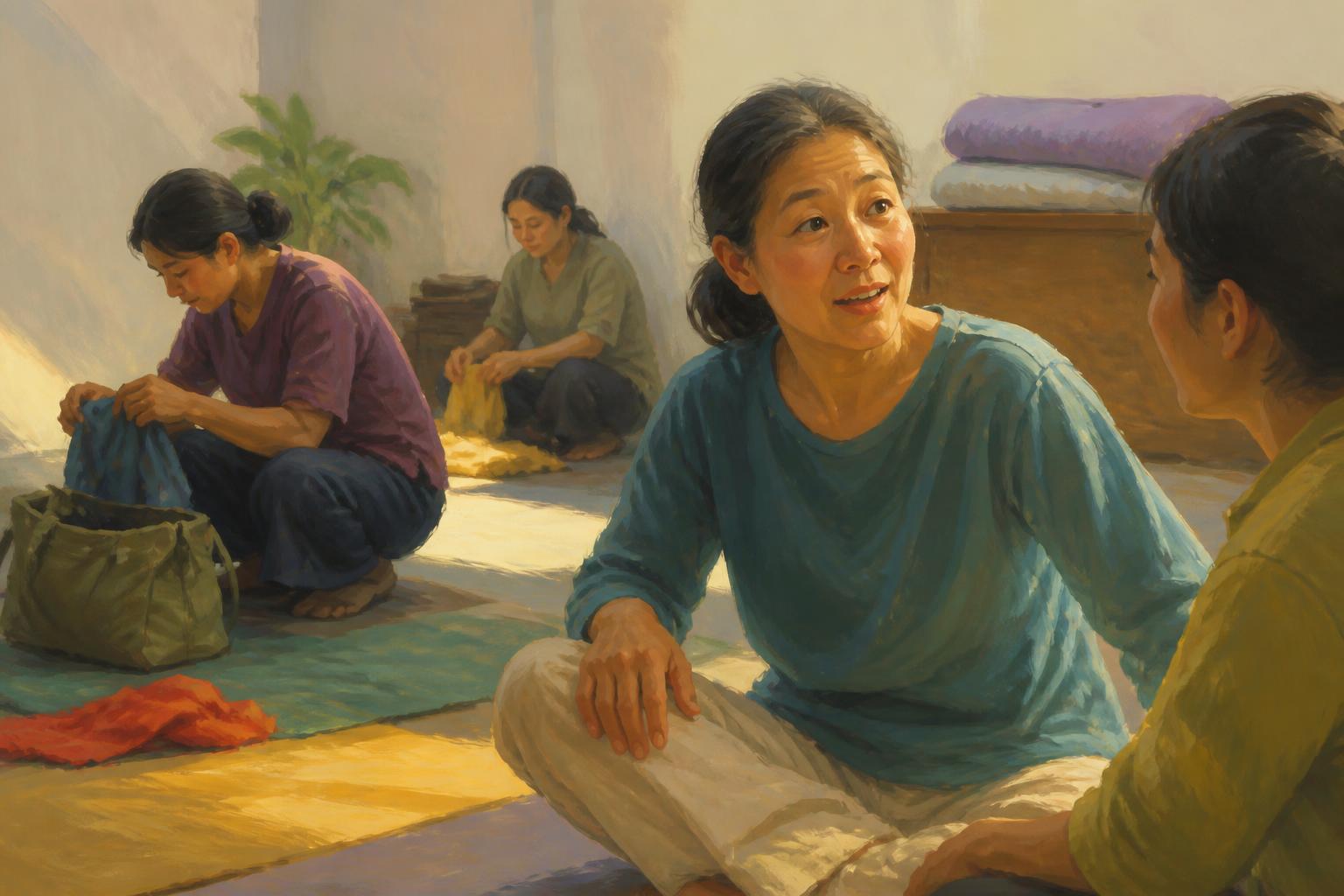 Painterly scene for When Teachings Only Seem Alike